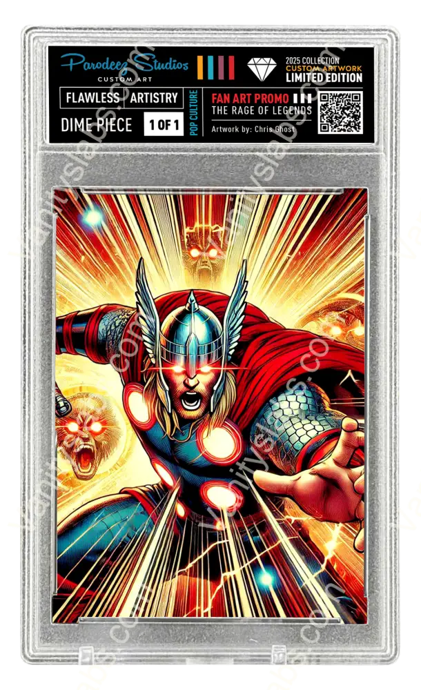 2025 Rage Of Legends Collection - Fan Art One By Chris Ghost Custom Card Number F178