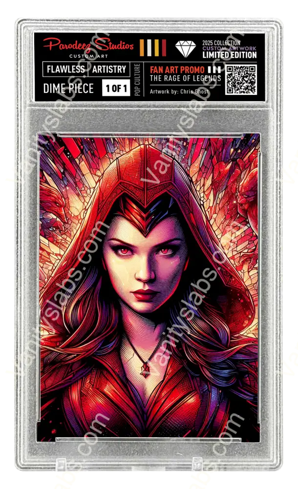 2025 Rage Of Legends Collection - Fan Art One By Chris Ghost Custom Card Number Q273