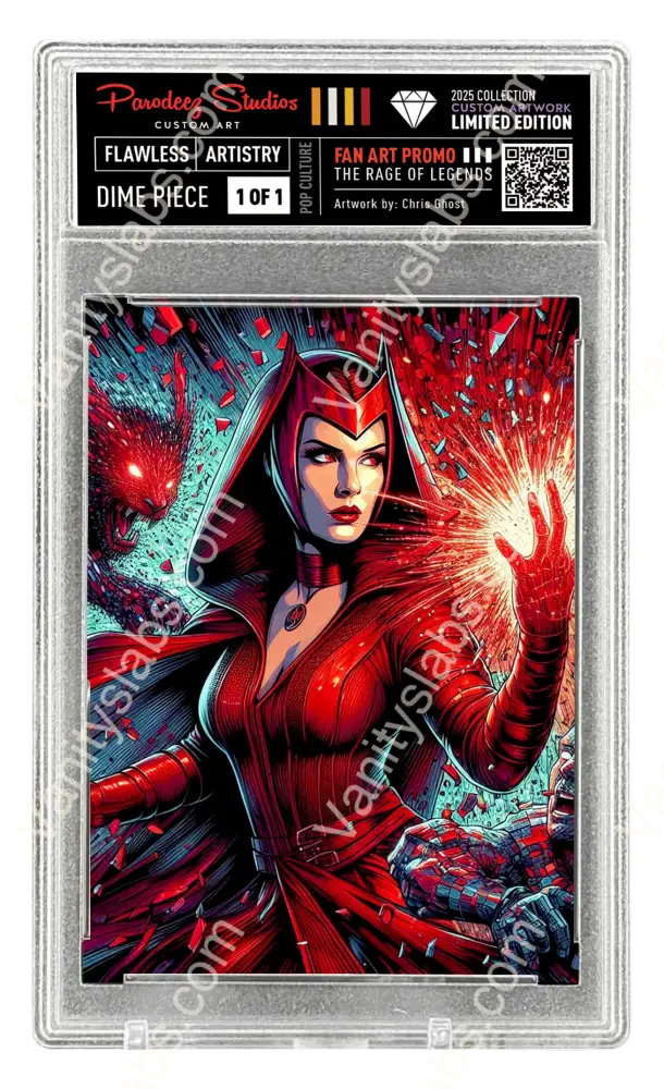 2025 Rage Of Legends Collection - Fan Art One By Chris Ghost Custom Card Number Q281