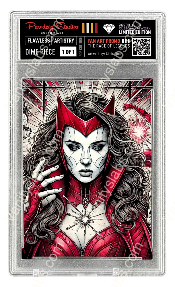 2025 Rage Of Legends Collection - Fan Art One By Chris Ghost Custom Card Number Q285