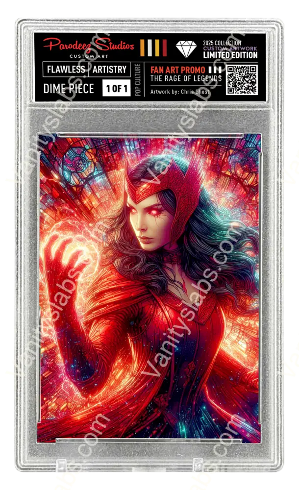 2025 Rage Of Legends Collection - Fan Art One By Chris Ghost Custom Card Number Q286