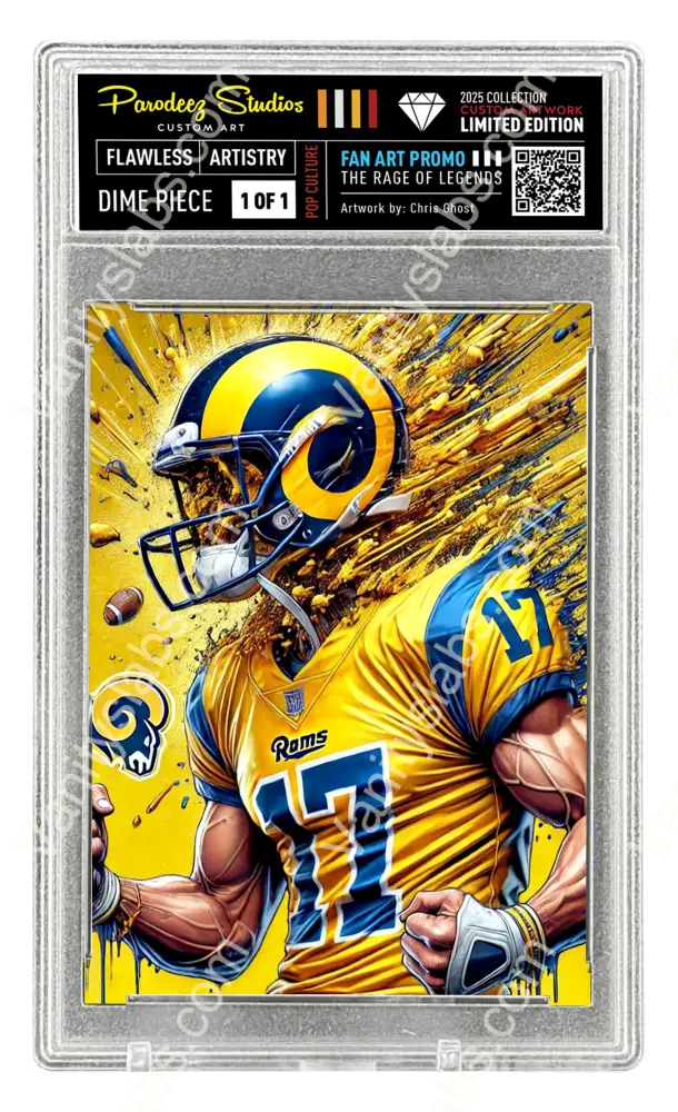 2025 Rage Of Legends Collection - Fan Art One By Chris Ghost Custom Card Number H385