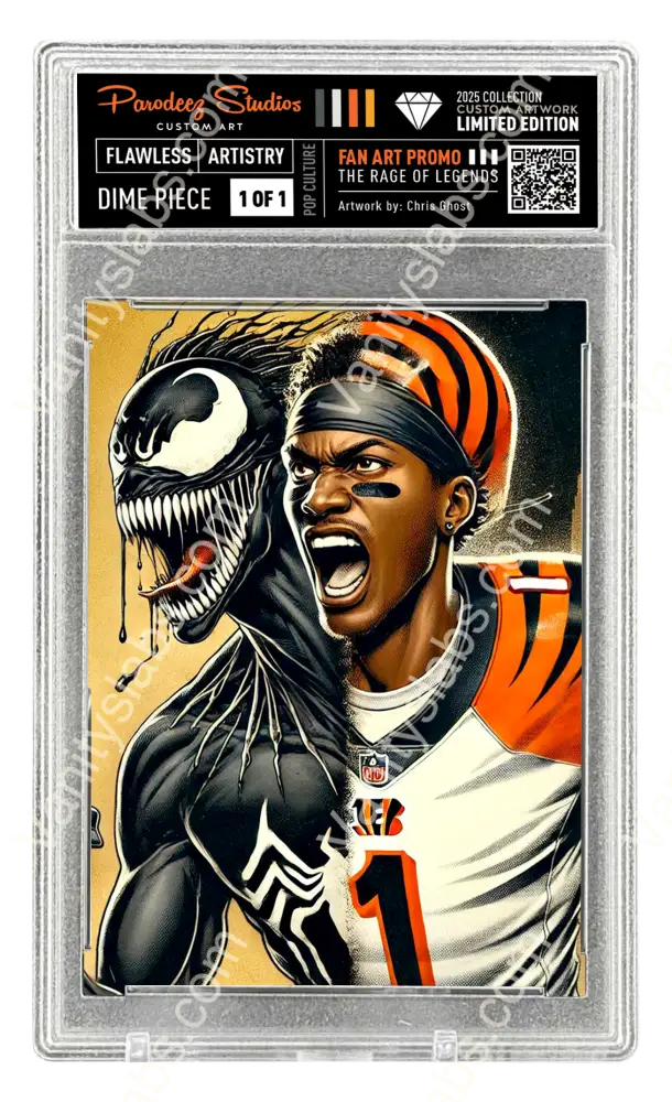 2025 Rage Of Legends Collection - Fan Art One By Chris Ghost Custom Card Number J389