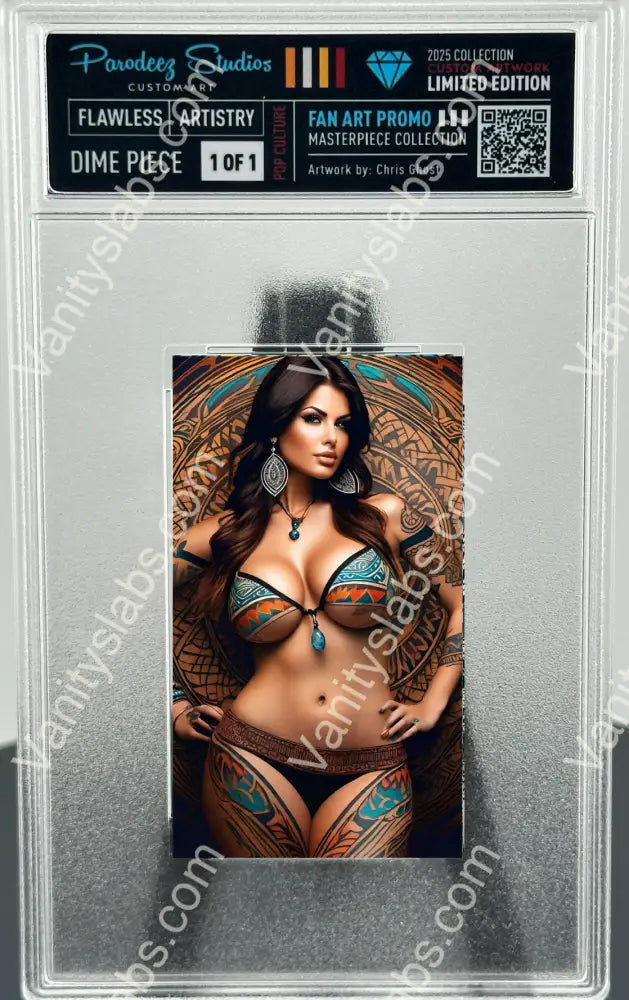 Amazonian Bombshell Custom Trading Card in T206 Vanity Slab (/10)