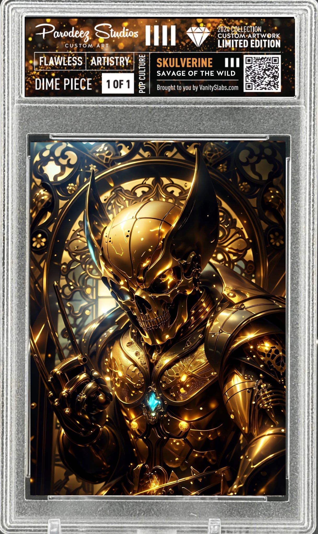 2024 Golden Skull Edition - Skulverine (True One Of) Custom Fan Art Card
