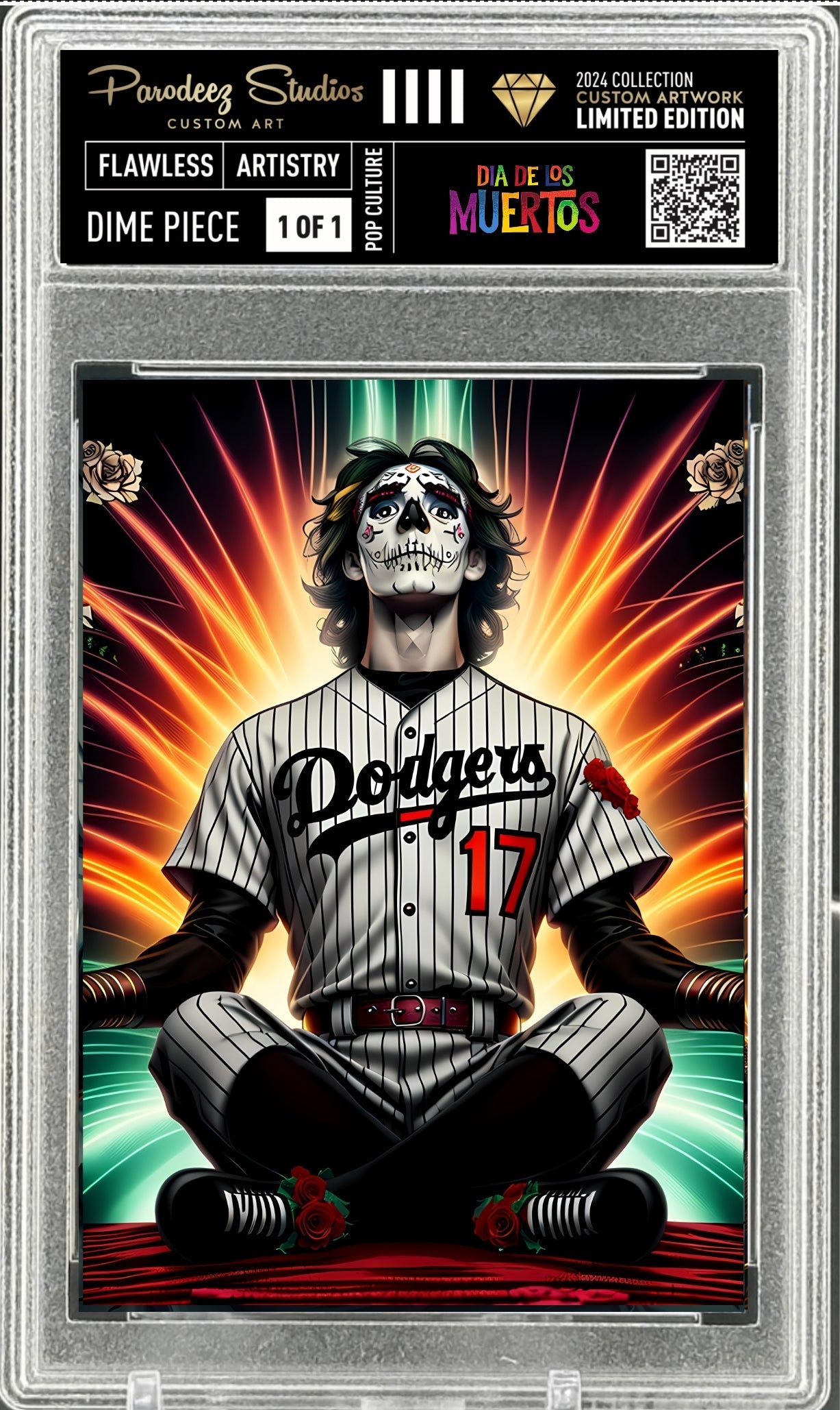 2024 Dia De Los Muertos - Shohei (True One Of) Custom Fan Art Card