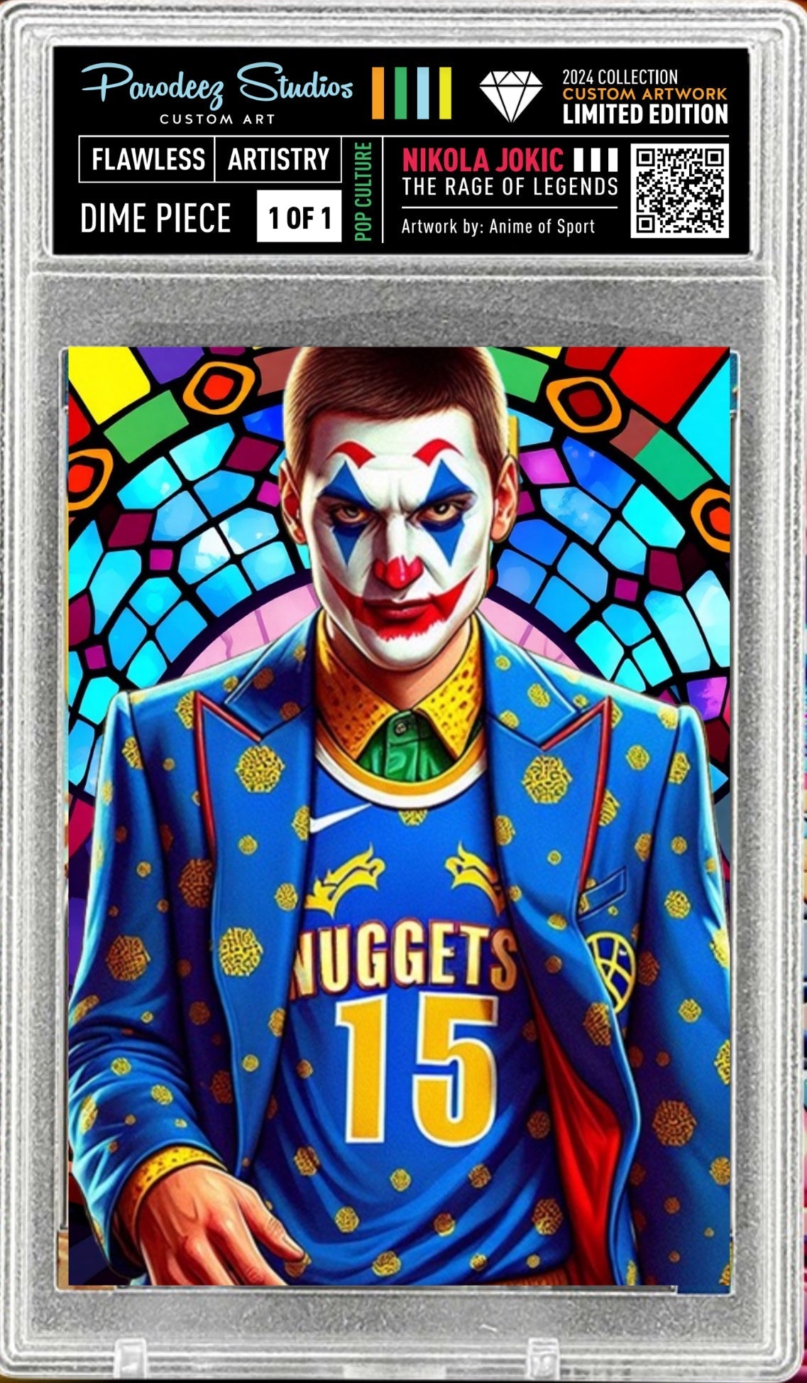 2024 Rage Of Legends Collection - Nikola Jokic (One One) Collectible Trading Cards