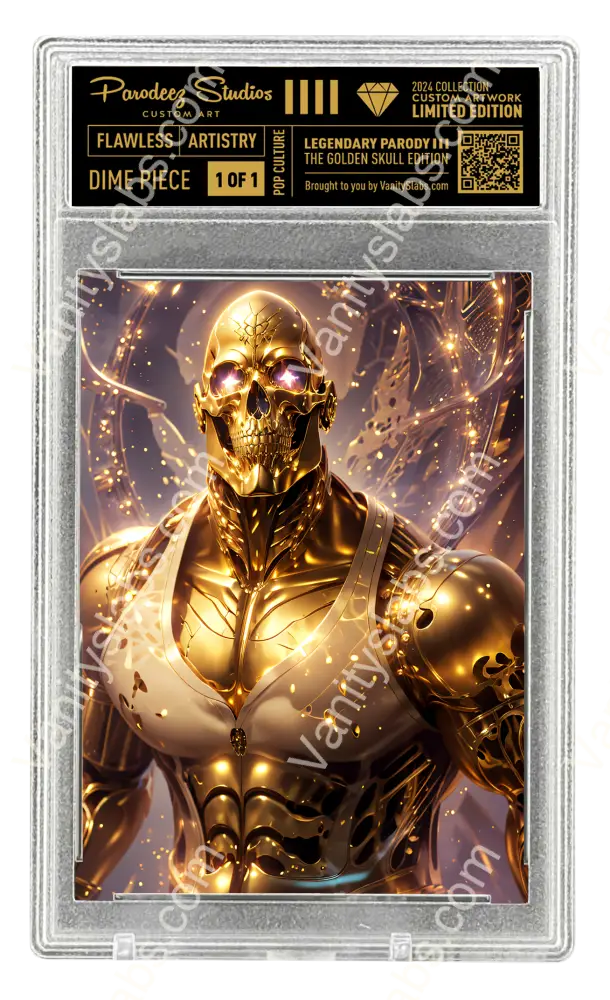 2024 Golden Skull Collection - The Rock One Of Custom Card Number 15