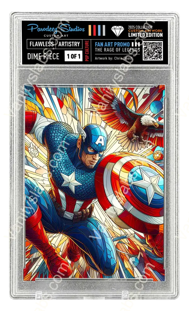2025 Rage Of Legends Collection - Fan Art One By Chris Ghost Custom Card Number I158
