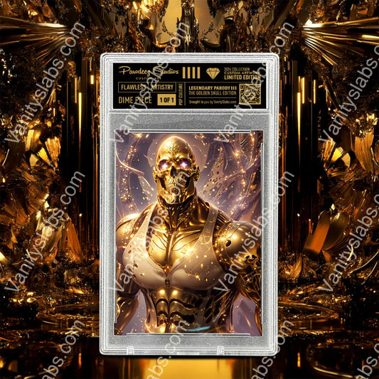 2024 Golden Skull Collection - The Rock One Of Custom Card Number 15