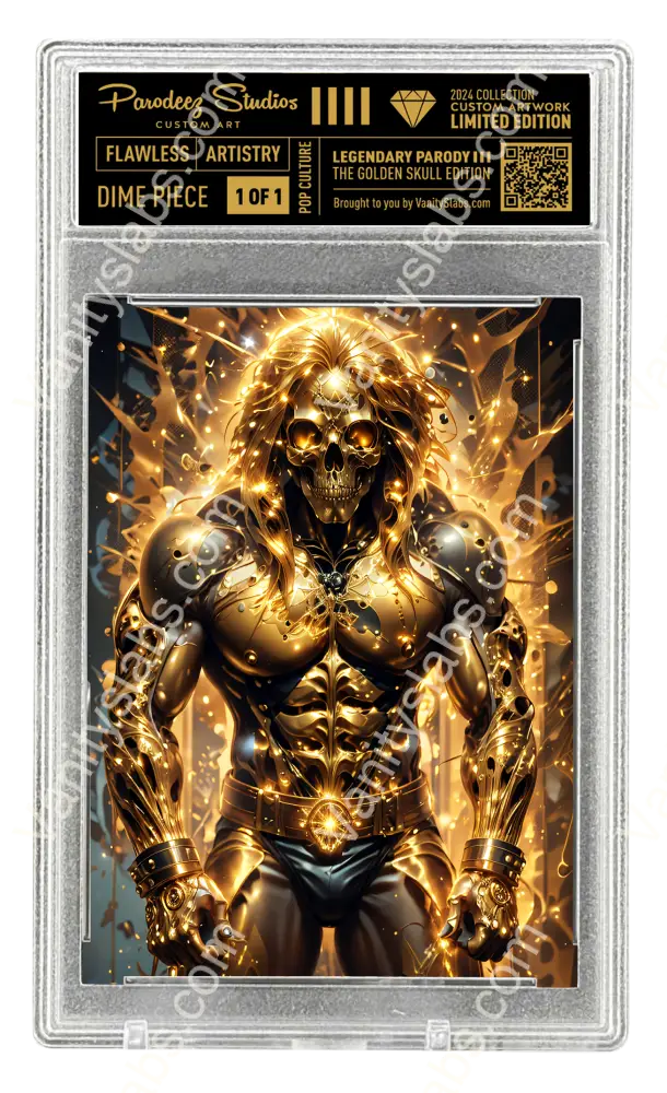 2024 Golden Skull Collection - The Ultimate Warrior One Of Custom Card Number 17