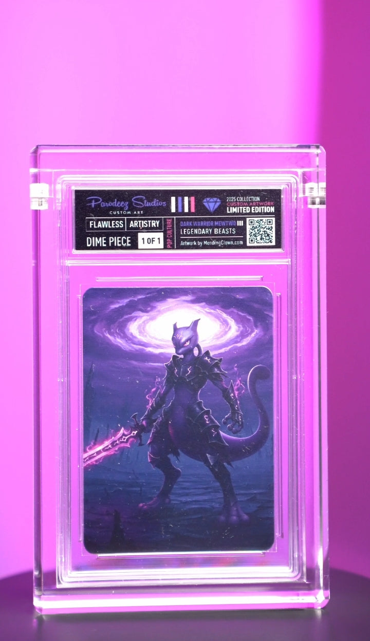 Crossover Legends - Dark Warrior MEWTWO - FanForge Collection (Limited Edition)