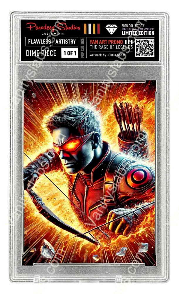 2025 Rage Of Legends Collection - Fan Art One By Chris Ghost Custom Card Number L241