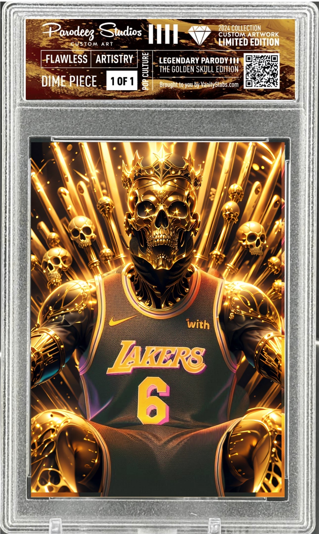 2024 Golden Skull Edition - King Midas (True One Of) Custom Fan Art Card