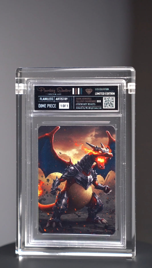 Crossover Legends - Dark Armored Fallout Charizard - FanForge Collection (Limited Edition)