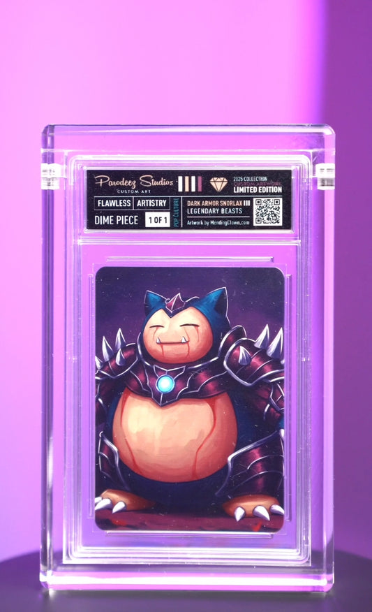 Crossover Legends - Dark Armor Snorlax - FanForge Collection (Limited Edition)
